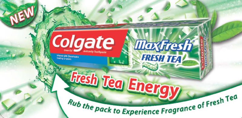 colgate toothpaste scented packaging