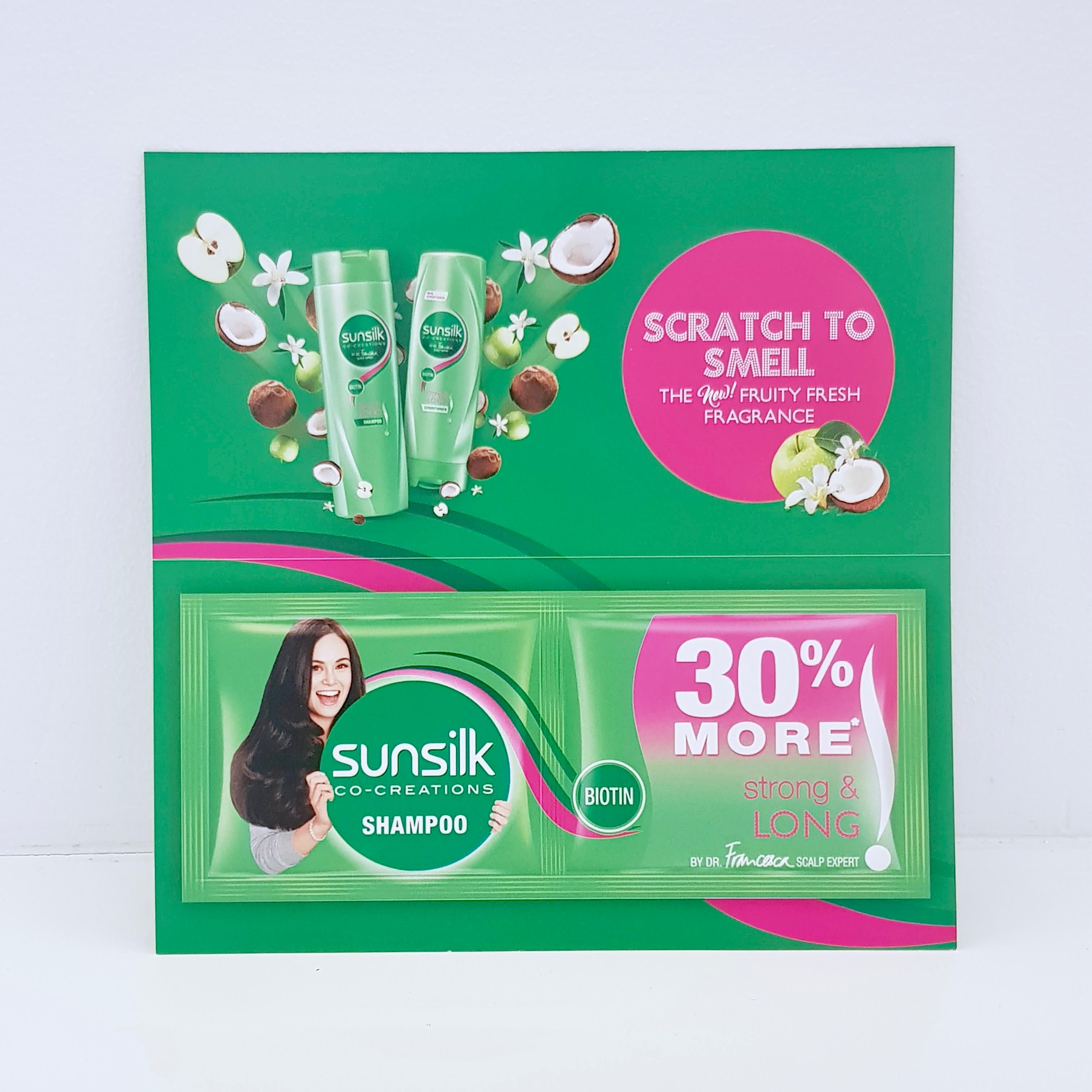 Sunsilk Co-Creations scented card