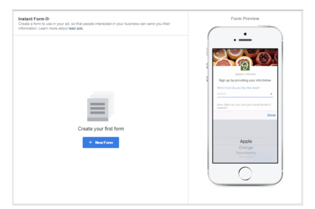 Using Instagram to create Lead Ads – for product sampling campaigns ...